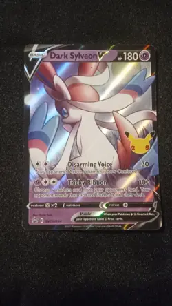 Pokemon TCG Dark Sylveon V SWSH134 Full Art Black Star Promo Rare Holo NM - Image 1