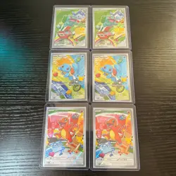 Pokemon 30 Year Celebration 1st Partners Promo Set Bulbasaur Charmander Squirtle - Image 1