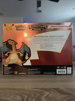 Pokemon 25th Anniversary Celebrations Lances Charizard V Collection Box Sealed 820650809392 - Image 2