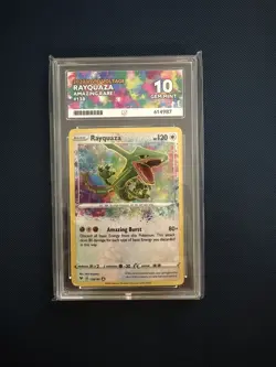 Pokemon TCG Vivid Voltage Rayquaza 138/185 ACE 10 - Image 1