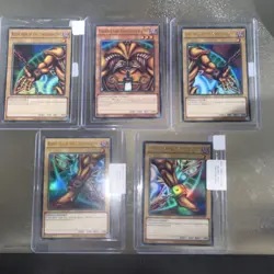 KONAMI Yu-Gi-Oh! Exodia 5-Card Set 1st Ed Foil English YGLD-ENA - Image 1