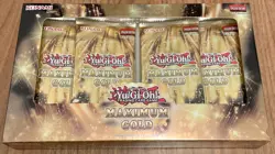 Yu-Gi-Oh! Maximum Gold TuckBox 1st Edition EN 4 Booster Gold Rare - NEU & OVP - Image 2