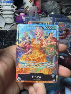 Rebecca (Alt Art) OP15-039 L Adventure on KAMI's Island ONE PIECE Card Japanese - Image 1