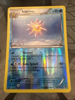 Pokemon Card XY Base Set Reverse Holo Starmie 34/146 (Reverse Rare) - Image 1