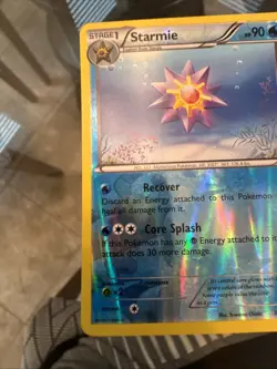 Pokemon Card XY Base Set Reverse Holo Starmie 34/146 (Reverse Rare) - Image 3