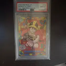 One Piece Card Game Monkey D. Luffy #110 ONE PIECE DAY'25 JP PSA 10 - Image 1