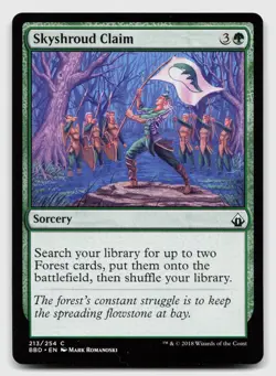 Skyshroud Claim 213 Common Battlebond Magic: The Gathering Near Mint - Image 1