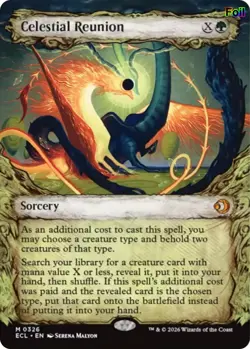 Foil Celestial Reunion (Showcase) - 326 - NM - Lorwyn Eclipsed - Image 1