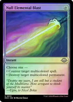 Null Elemental Blast FOIL - 0012 - Uncommon - Modern Horizons 3 MH3 MTG - Image 1