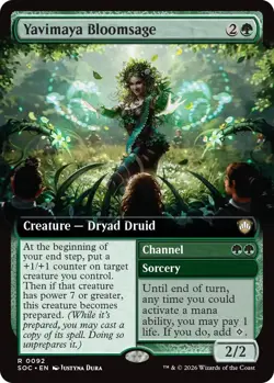 Yavimaya Bloomsage (Extended Art) - 92 - NM - Commander: Secrets of Strixhaven - Image 1