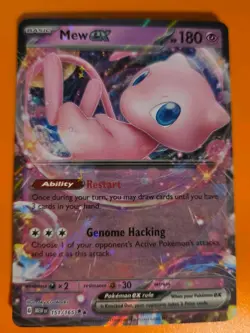 The Pokemon Company Mew ex 151/165 SV: 151 Double Rare Full Art Holo English - Image 1