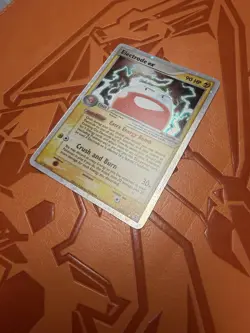 ELECTRODE EX - 107/112 - FIRE RED & LEAF GREEN - HOLO - ENGLISH - - Image 3