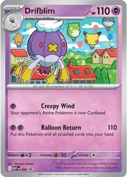 Drifblim - 006 (Cosmos Holo) MEP 006 Pokemon ME: Mega Evolution Promo Promo H... - Image 1