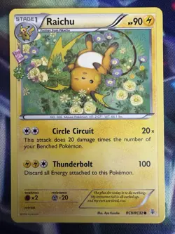 Raichu RC9/RC32 - XY Generations Radiant Collection - 2016 Pokemon - VLP - Image 1