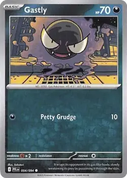 Gastly PFL 054/094 Pokemon ME02: Phantasmal Flames Common Reverse Holofoil EN NM - Image 1