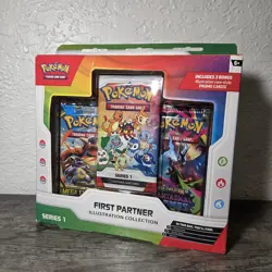 Pokemon TCG First Partner Illustration Collection Box Series 1 New/Sealed - Image 1