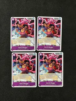 One Piece Gol D Roger P-107 2026 English Promo Near Mint 4x Playset - Image 1