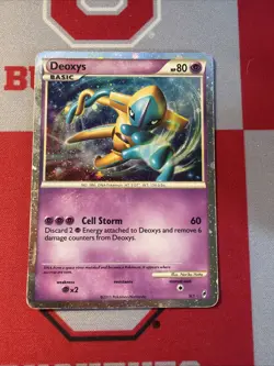 Pokemon TCG Deoxys SL1 Call of Legends Holo Card Shiny Finish MP/HP - Image 1
