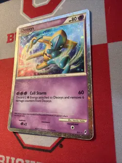 Pokemon TCG Deoxys SL1 Call of Legends Holo Card Shiny Finish MP/HP - Image 2