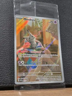 Pokemon TCG Mimikyu Scarlet & Violet Promo Card 075/Promo Sealed - Image 2