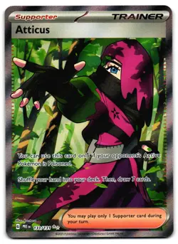 Atticus 133/131 - Prismatic Evolutions Ultra Rare Pokemon TCG - LP Card - Image 1