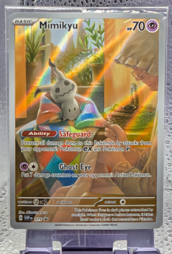 Pokemon Mimikyu 075 Scarlet & Violet Promo Card Full Art Holo, Sealed - Image 1