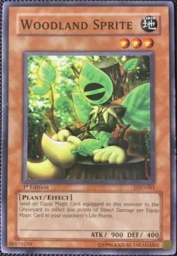 Woodland Sprite LOD-061 Legacy of Darkness 1st Edition - Yugioh Card - Image 1
