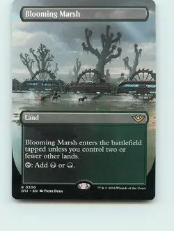 Blooming Marsh (Borderless) - R300 - MTG - Outlaws of Thunder Junction (OTJ) - Image 1