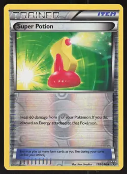 Super Potion 128/146 Uncommon XY Pokemon Reverse Holo Lightly Played - Image 1