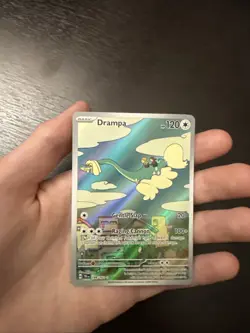 Drampa Holo Illustration Rare Pokemon Temporal Forces 184/162 - Image 1