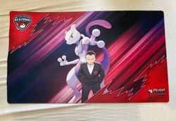 Pokemon Frankfurt Regionals 2025 Giovanni & Mewtwo Competitor Playmat - Image 1
