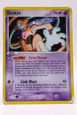 Pokemon TCG Pokemon Ex Deoxys 16/107 Holo Rare *DAMAGED* - Image 1