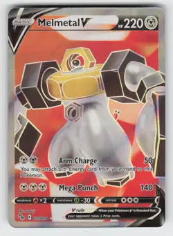 Melmetal V (Full Art) 075/078 NM Holo PGO Pokemon GO 03 - Image 1