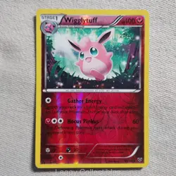 Pokemon XY 89/146 Wigglytuff - Reverse Holo Rare - Heavily Played - Image 1