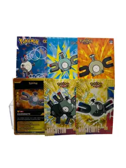 Pokemon Magneton Magnemite Lot Pokemon Lot of 25 Cards and Stickers CGC Slab - Image 4