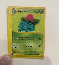 Pokemon TCG Ivysaur Holo Uncommon 82/165 Expedition 80 HP English 2002 - Image 1