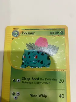 Pokemon TCG Ivysaur Holo Uncommon 82/165 Expedition 80 HP English 2002 - Image 3