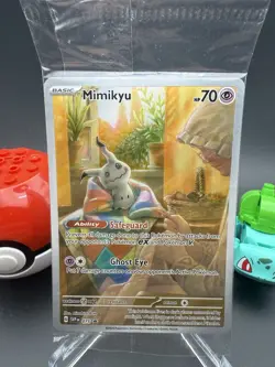 Pokemon Mimikyu 075 Black Star Promo Scarlett Violet Paldean Fates ETB Sealed - Image 1