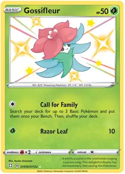 Gossifleur SV010/SV122 | Shining Fates: Shiny Vault | Baby Shiny | Pokemon TCG - Image 1