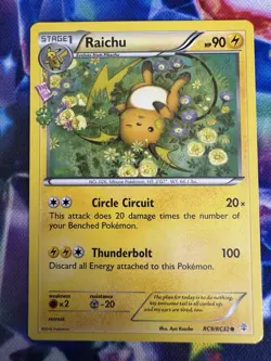 Raichu RC9/RC32 - XY Generations Radiant Collection - 2016 Pokemon - VLP - Image 1