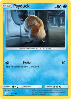 PSYDUCK 7/18 C DETECTIVE PIKACHU POKEMON HOLO MP FRAMESTORE - Image 4