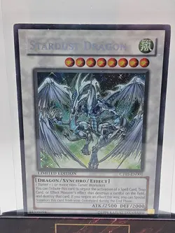 Konami Yu-Gi-Oh! Stardust Dragon CT05-EN001 Secret Rare CGC Limited Edition - Image 4