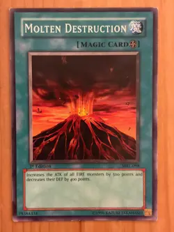 Molten Destruction MRL-098 LP Magic Ruler 1st Edition - Image 1