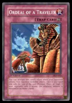 Yu Gi Oh! Ordeal of a Traveler PGD 042 Pharaonic Guardian 1st Edition Regular - Image 1