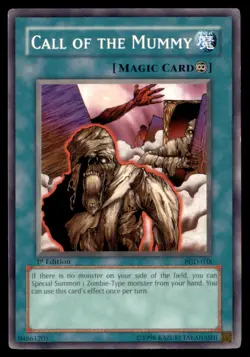 Yu Gi Oh! Call of the Mummy PGD 038 Pharaonic Guardian 1st Edition Regular - Image 1
