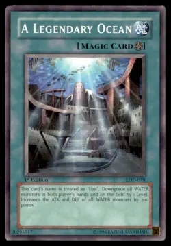 Yu Gi Oh! A Legendary Ocean LOD 078 Legacy of Darkness 1st Edition Regular - Image 1
