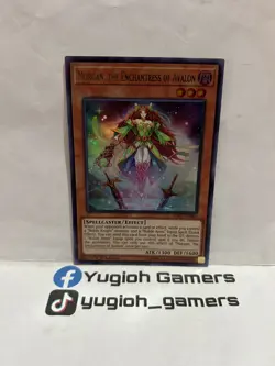 YUGIOH MORGAN, THE ENCHANTRESS OF AVALON SOFU 1st EDITION ULTRA LIGHT PLAYED - Image 1