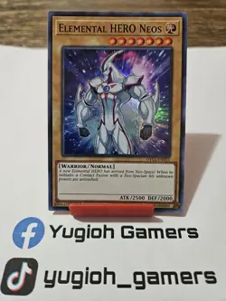 Yu-Gi-Oh Elemental Hero Neos SHVA 1st Edition Super Rare Light Played - Image 1