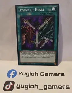 YUGIOH LEGEND OF HEART LEED 1ST EDITION COMMON LIGHT PLAYED - Image 1