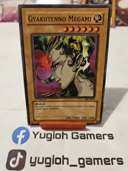 Yu-Gi-Oh Gyakutenno Megami BIK Spanish 1st Edition Common Light Played - Image 1